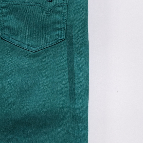 Volcom Sound Check Skinny Jeans, Green, Old Stock, 26x32, read description - Picture 13 of 14